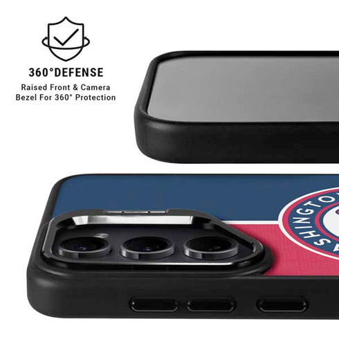 MLB Washington Nationals Split Galaxy S24 FE Kickstand Case